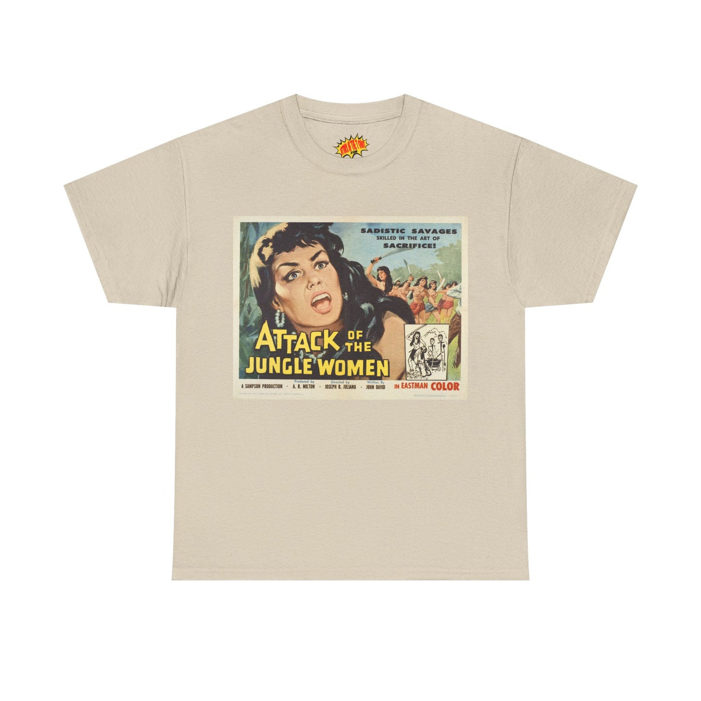 Attack of the Jungle Women Movie Poster T-Shirt *Multiple Colors*