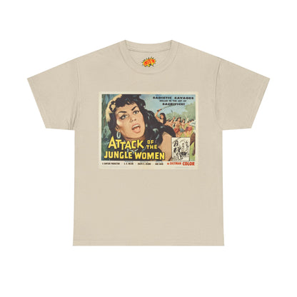 Attack of the Jungle Women Movie Poster T-Shirt