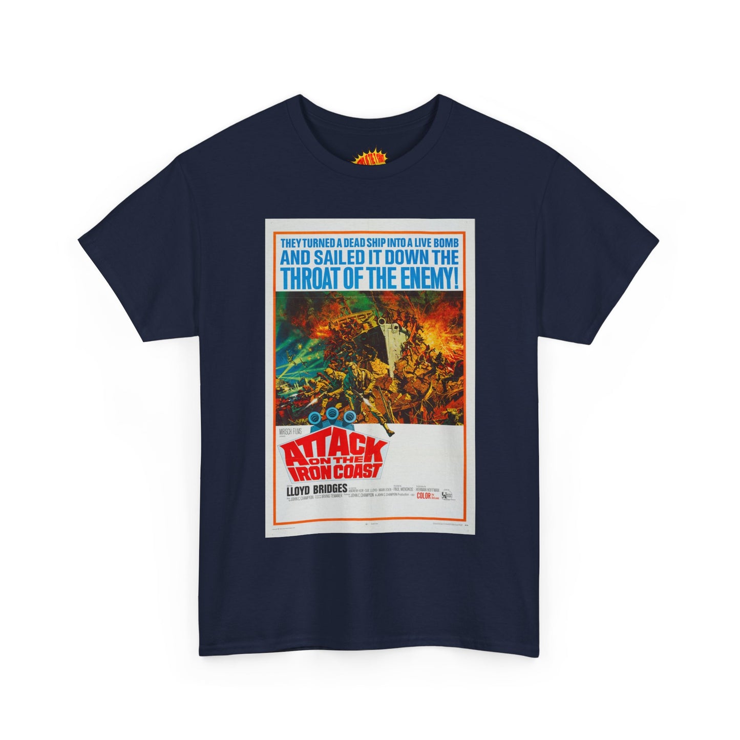 Attack on the Iron Coast Movie Poster T-Shirt *Multiple Colors*