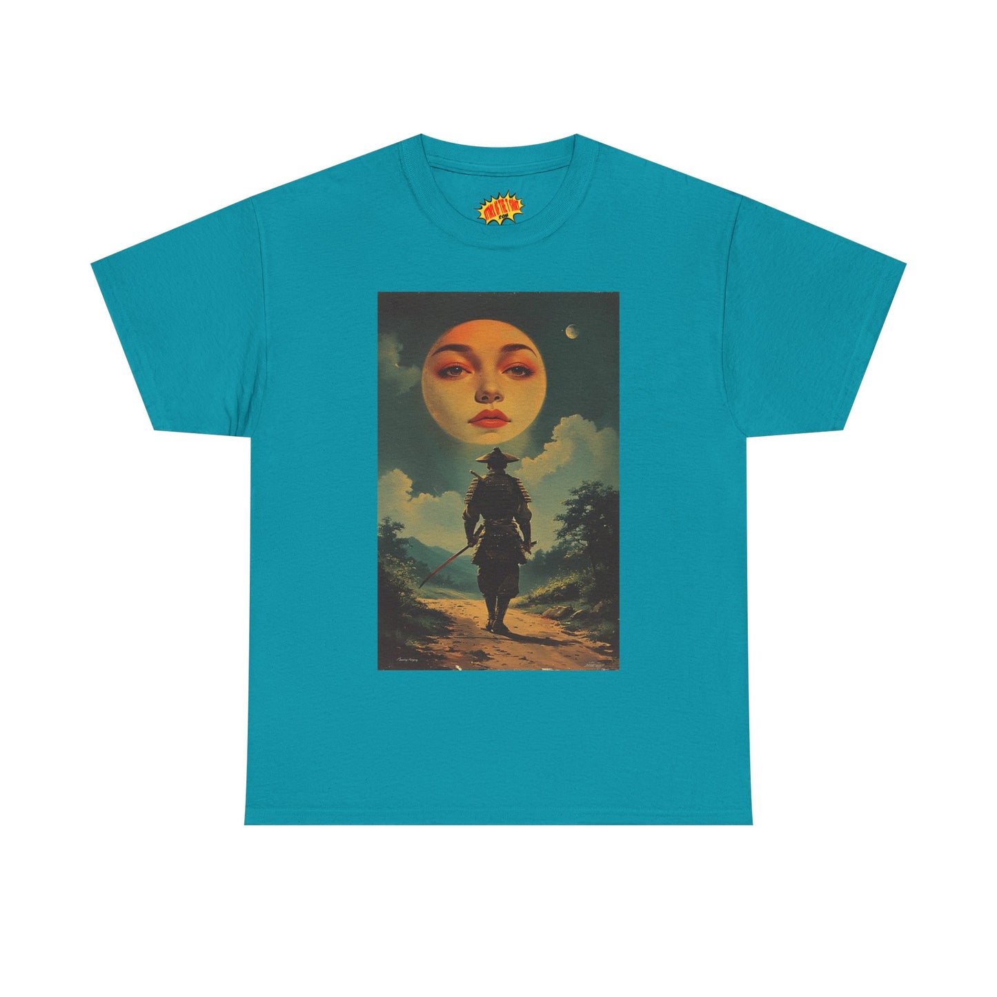 Walking Samurai w/Blood Moon Face T-Shirt *Multiple Colors*