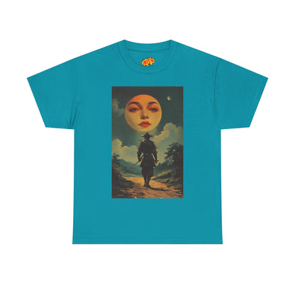 Walking Samurai w/Blood Moon Face T-Shirt