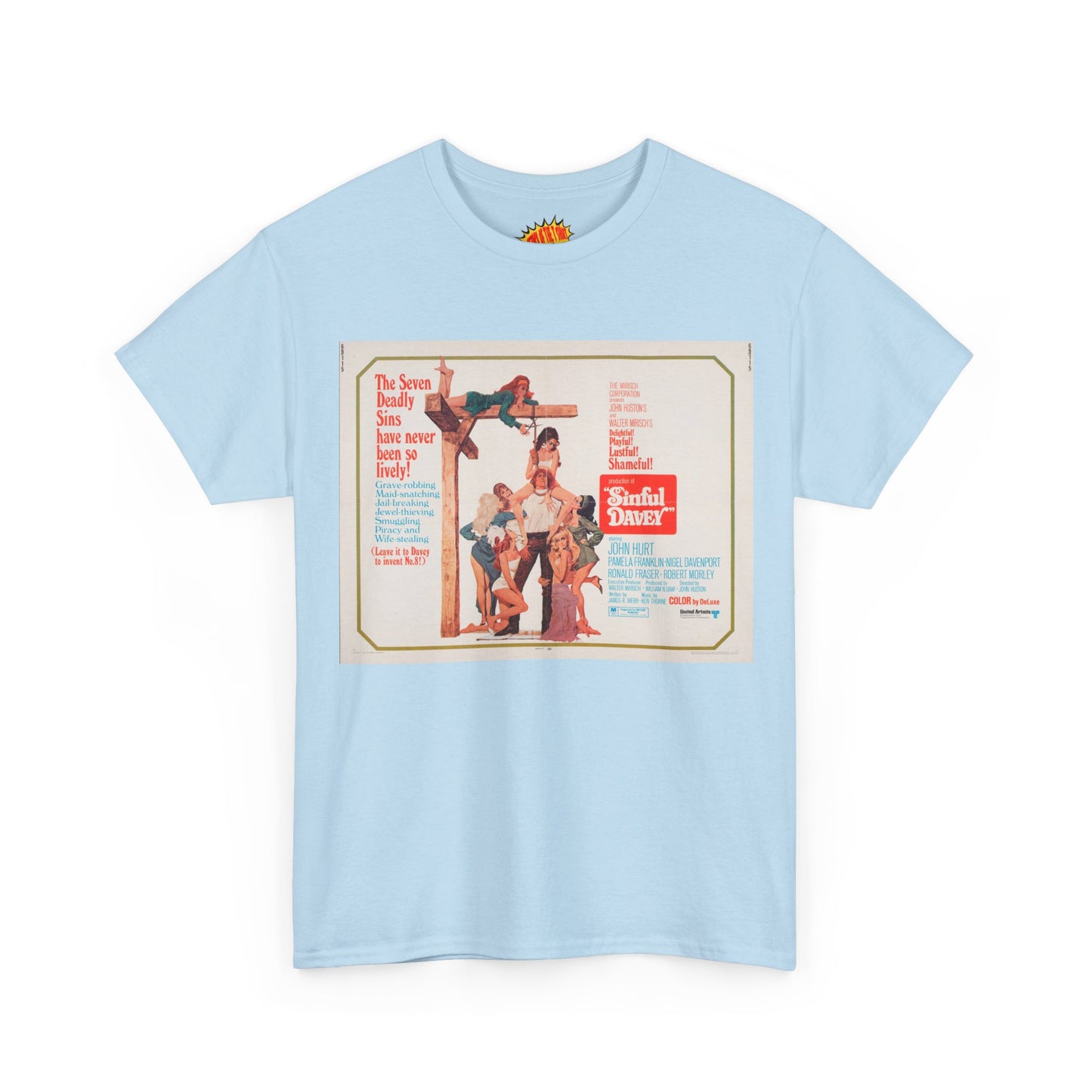 Sinful Davey Movie Poster T-Shirt *Multiple Colors*