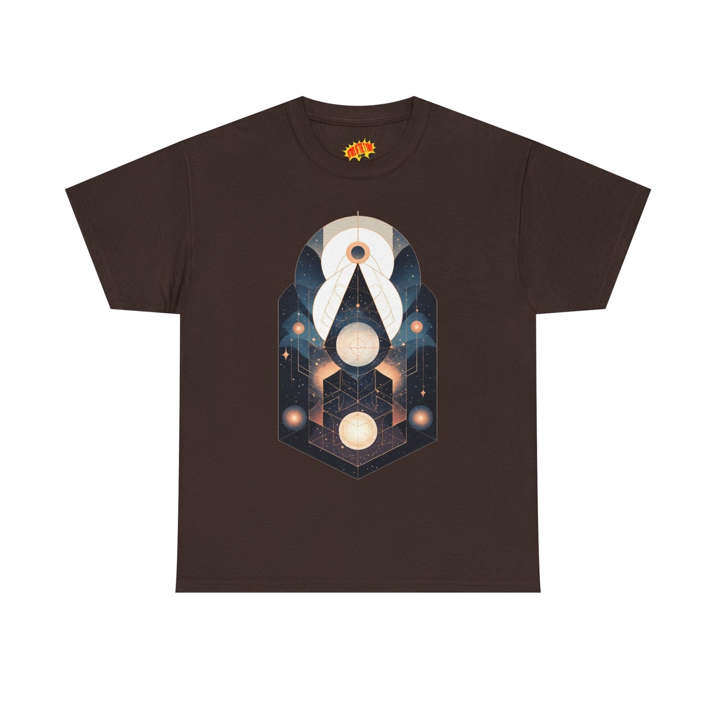 Geometric Space Art Pattern Graphic Tee Shirt *Multiple Colors*