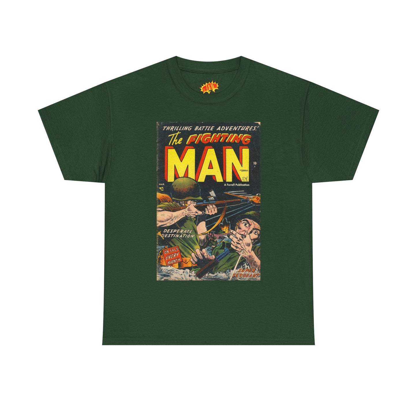 The Fighting Man March Comic Tee Shirt *Multiple Colors*