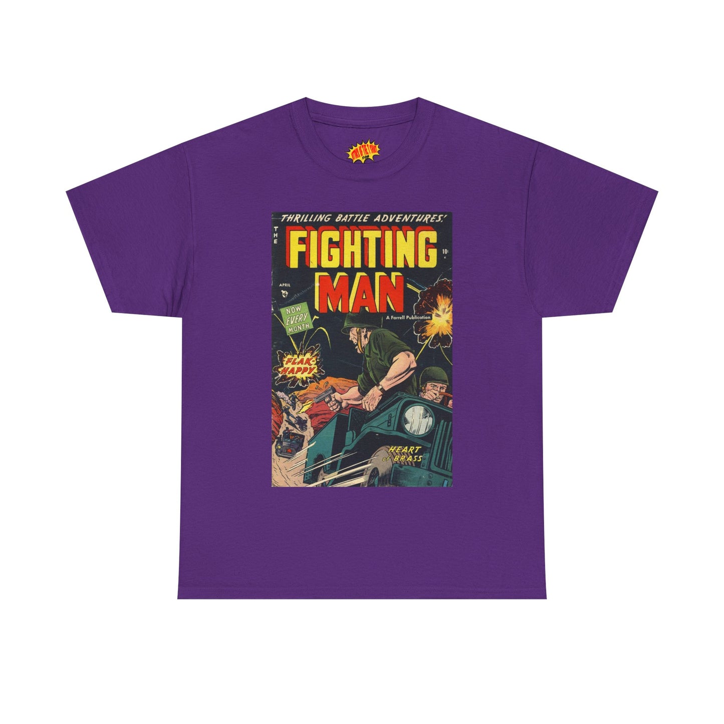 The Fighting Man April Comic Tee Shirt *Multiple Colors*