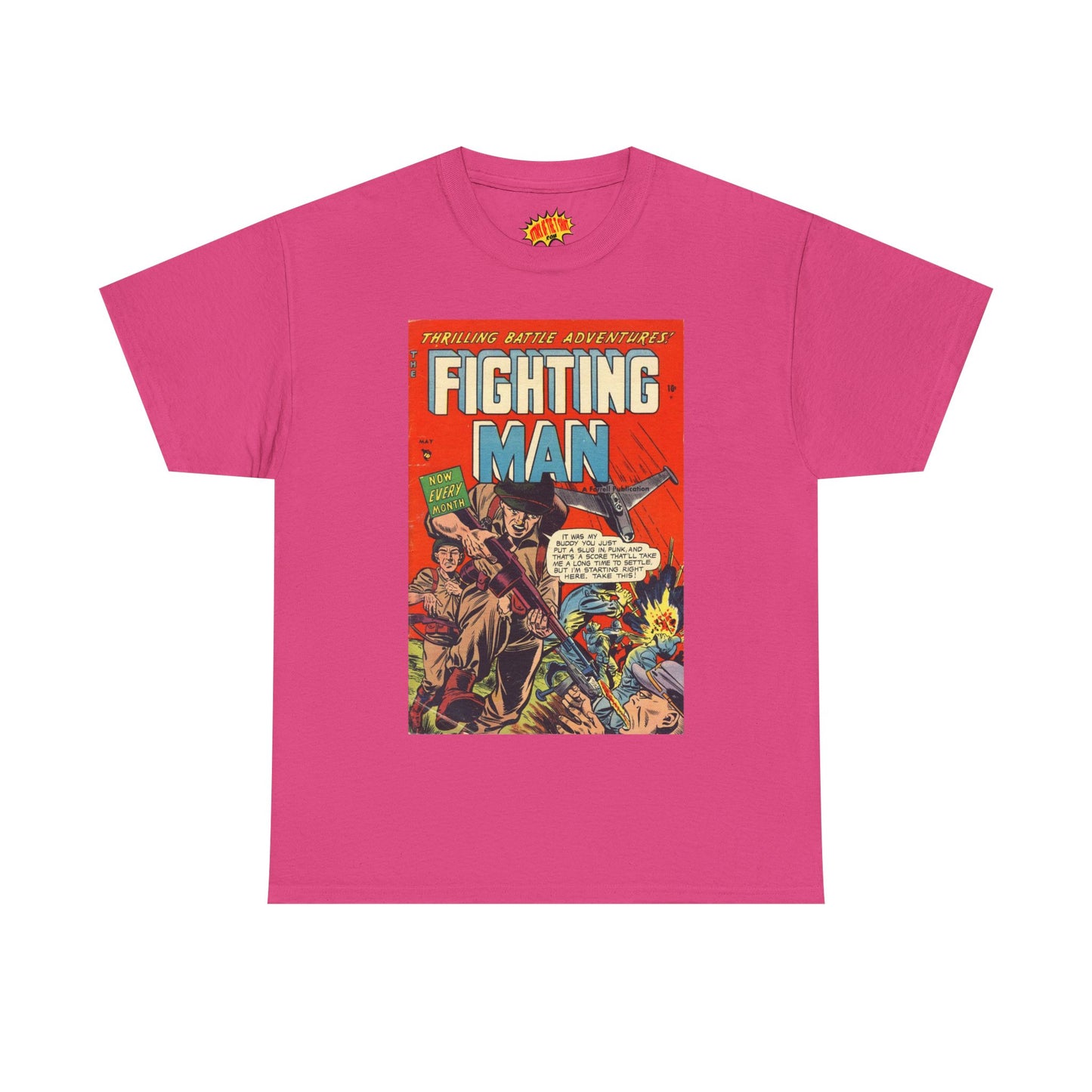 The Fighting Man May Comic Tee Shirt *Multiple Colors*