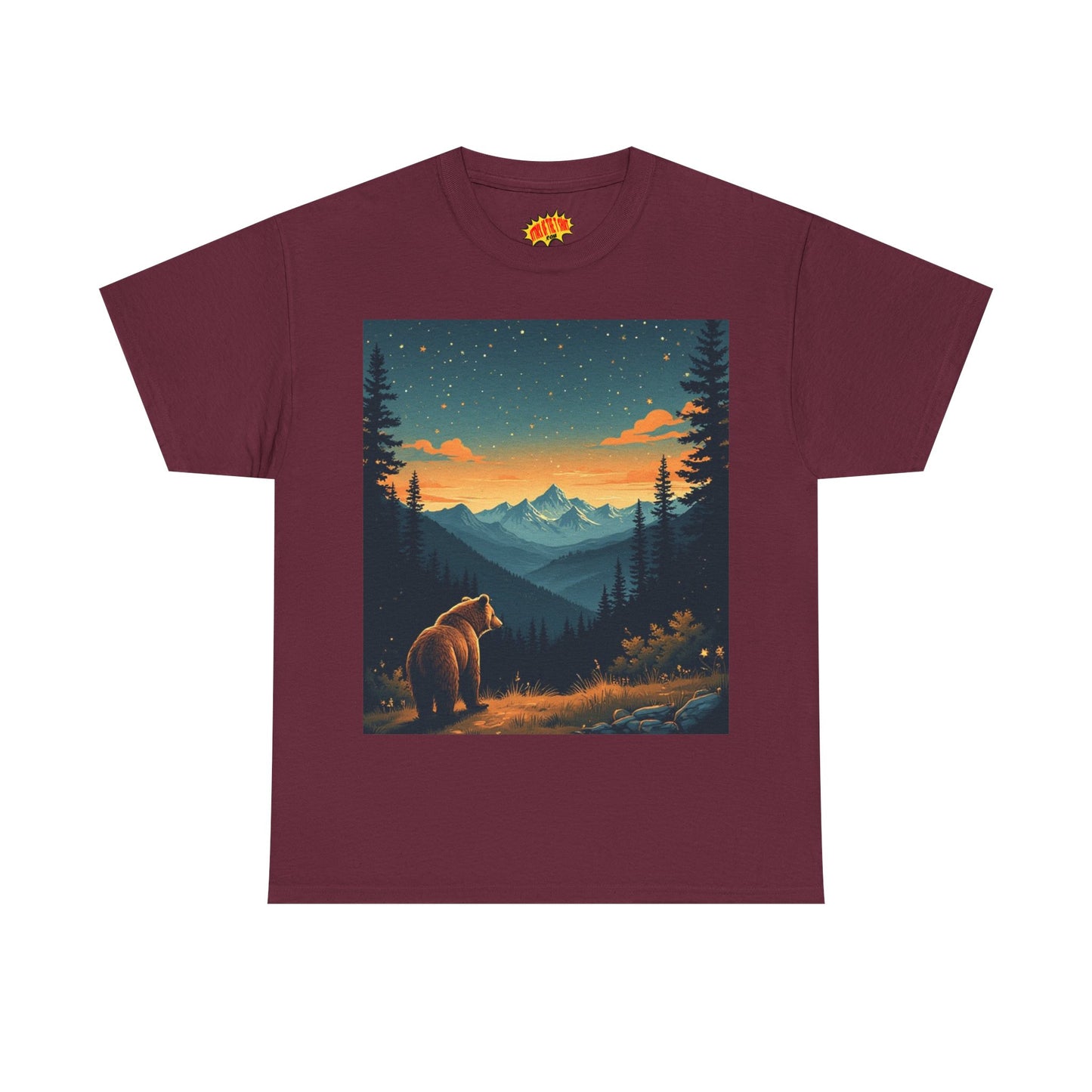 Mountain Bear Sunrise Scene T-Shirt *Multiple Colors*