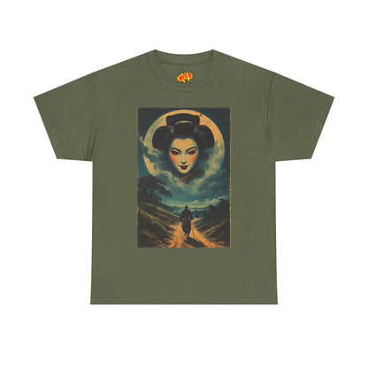 Walking Samurai w/Geisha Moon T-Shirt