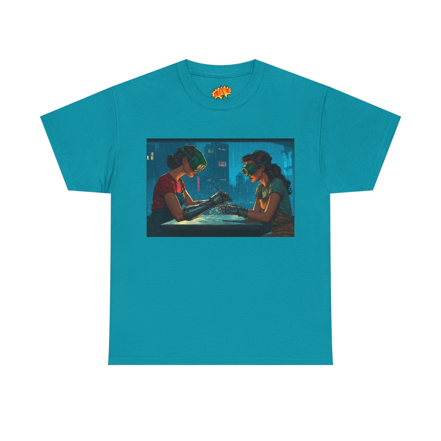 Cyberpunk Cyborg Hand Repair Scene T-Shirt *Multiple Colors*