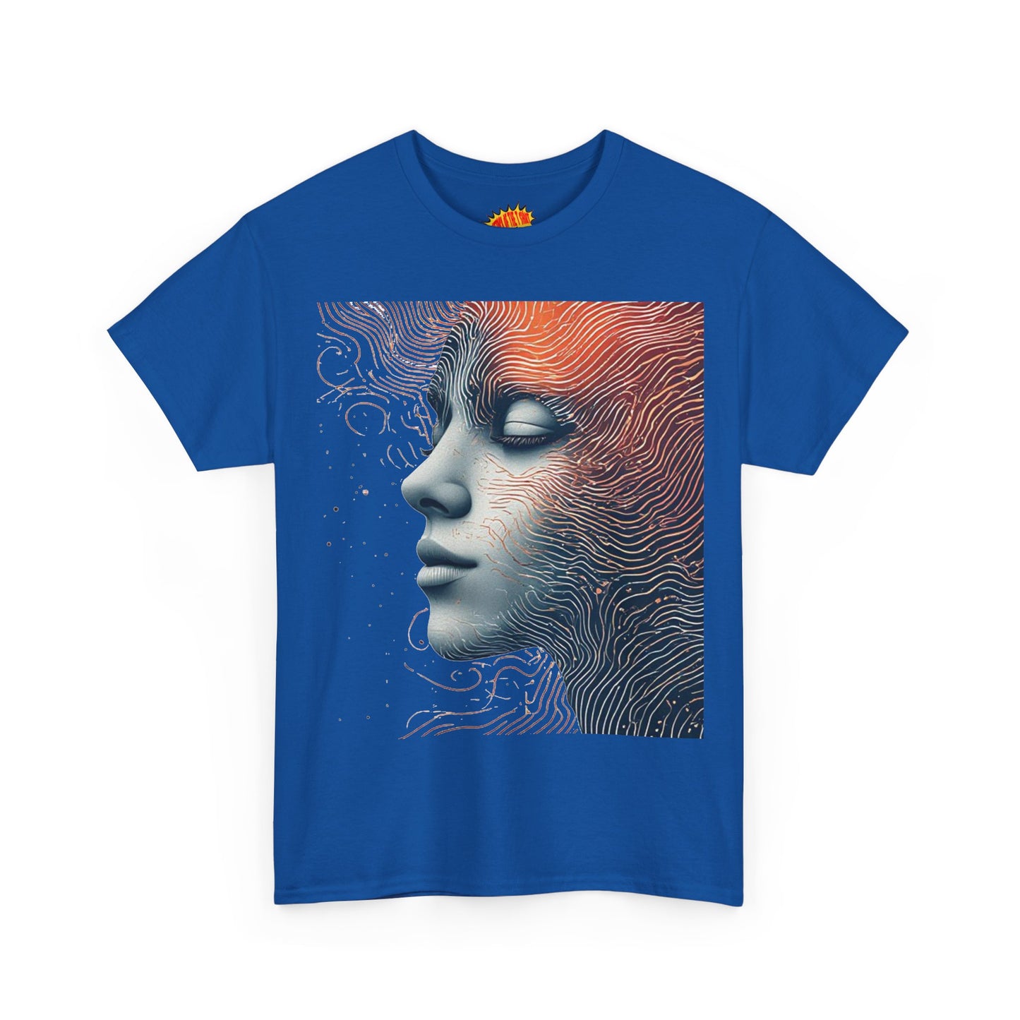 Graphic Art Face Tee Shirt *Multiple Colors*