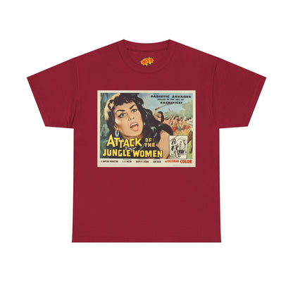 Attack of the Jungle Women Movie Poster T-Shirt
