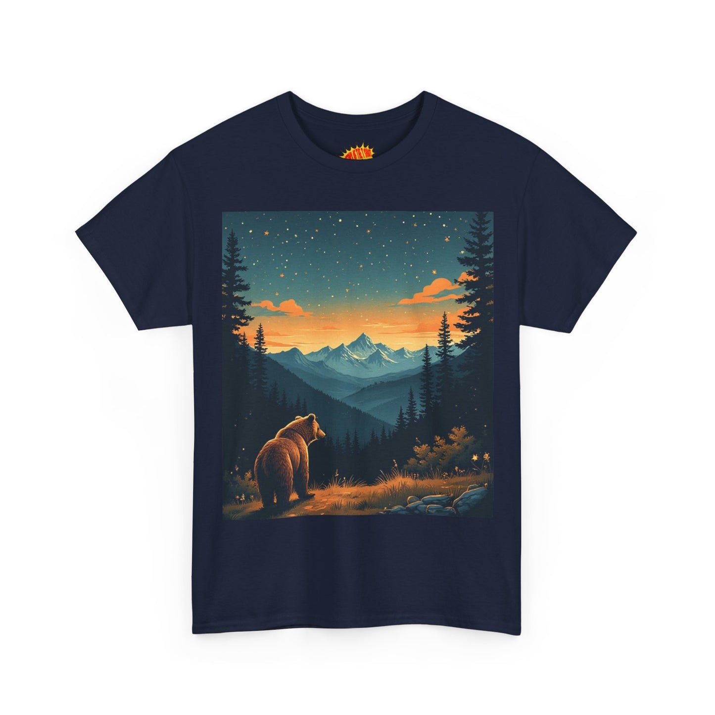 Mountain Bear Sunrise Scene T-Shirt *Multiple Colors*
