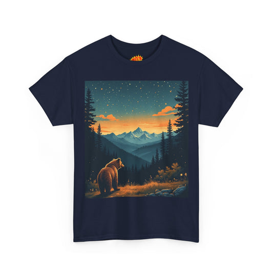 Mountain Bear Sunrise Scene T-Shirt *Multiple Colors*