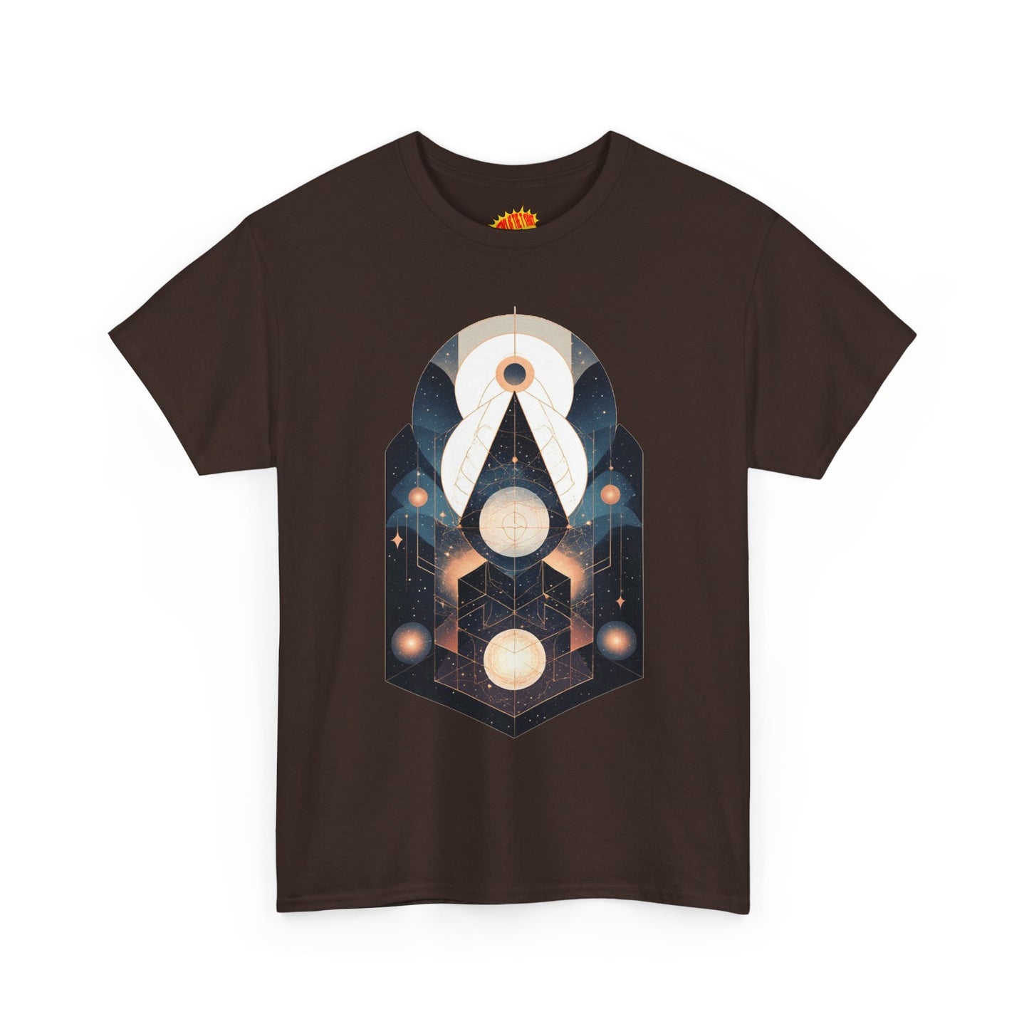Geometric Space Art Pattern Graphic Tee Shirt *Multiple Colors*