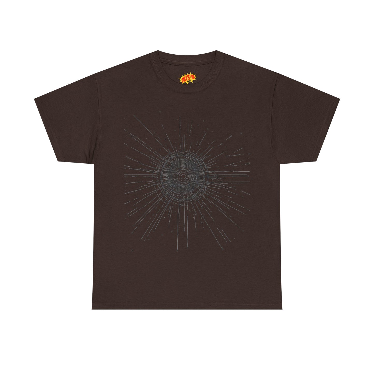 Circle Line Drawing Graphic Art Tee Shirt *Multiple Colors*
