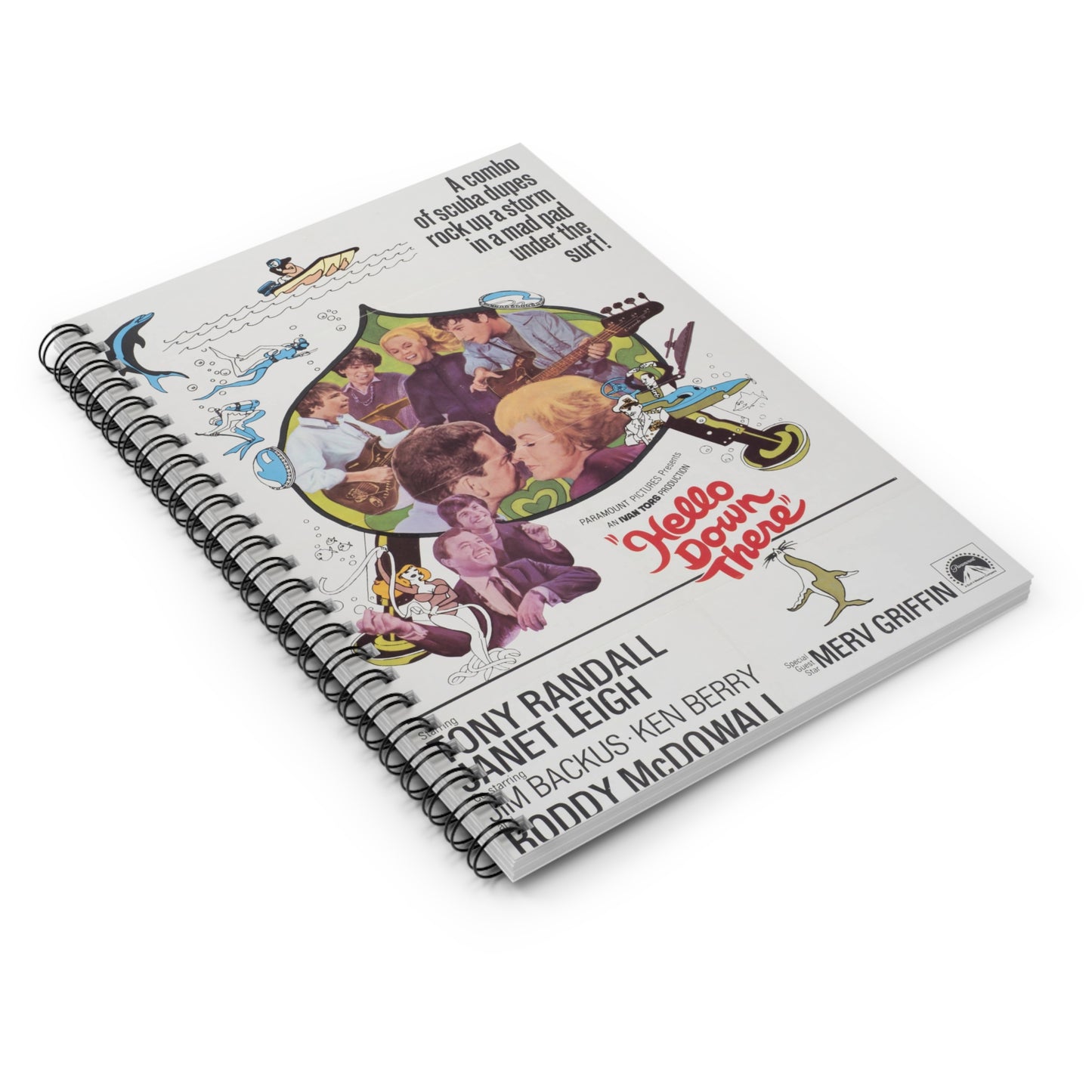 Hello Down There - Vintage Movie Poster Notebook