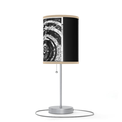 Destruction by Hokusai Japanese Woodcut Lamp