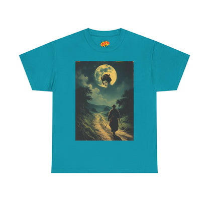 Travelling Samurai w/Moon Geisha Woman T-Shirt