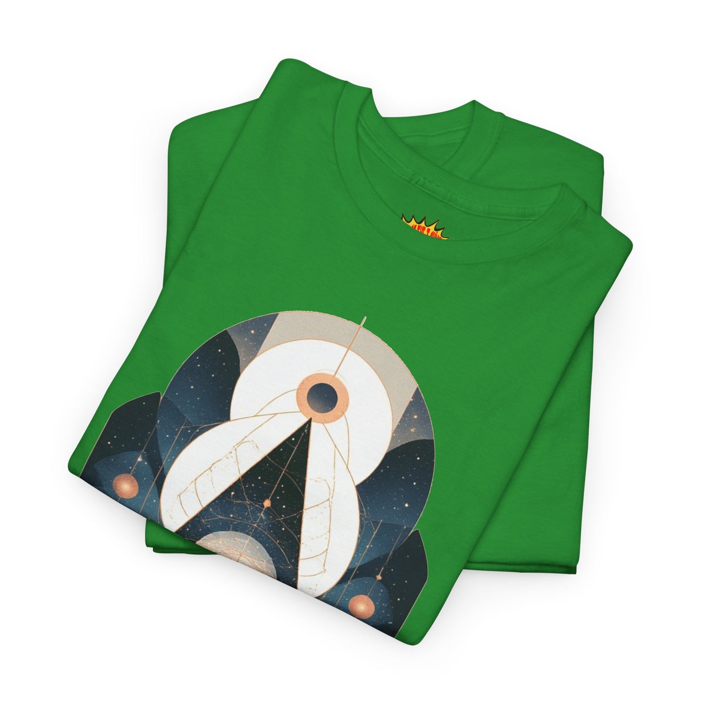 Geometric Space Art Pattern Graphic Tee Shirt *Multiple Colors*