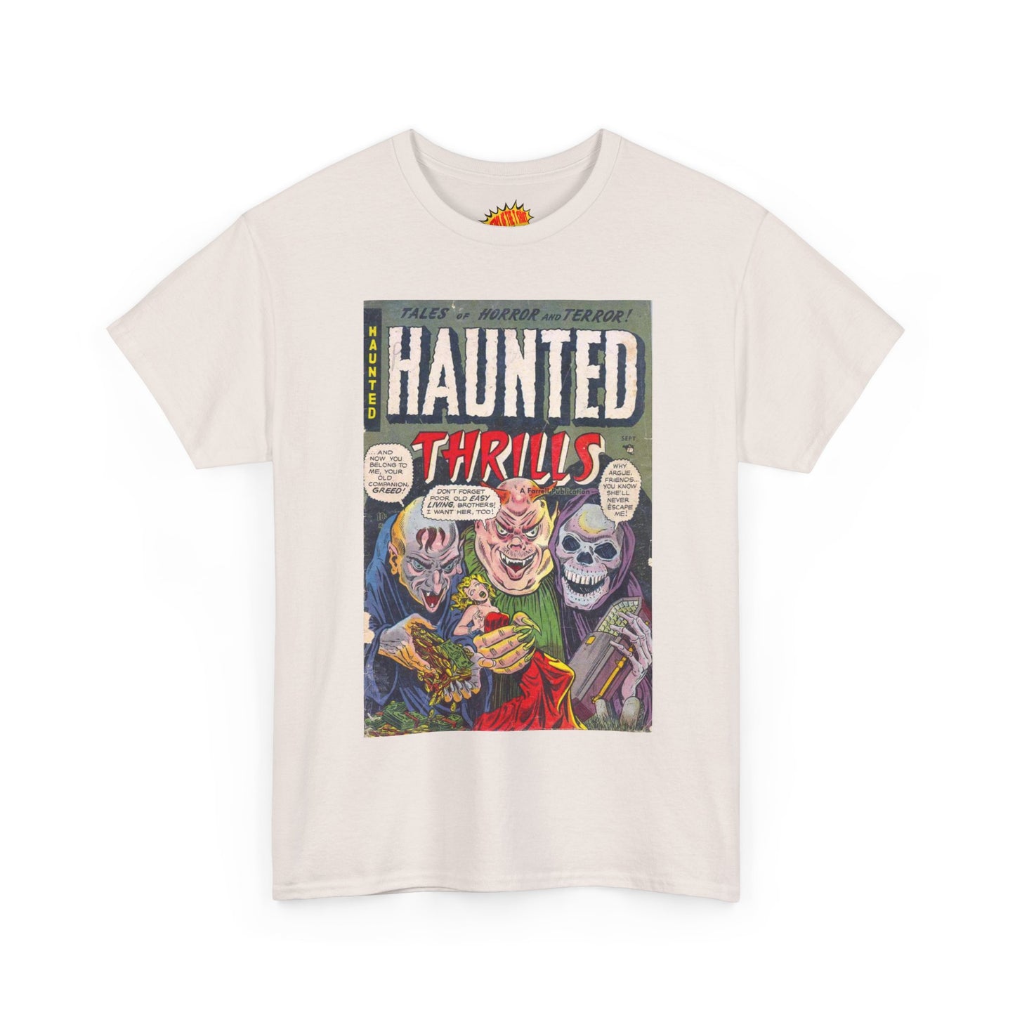 Haunted Thrills September Comic Tee Shirt *Multiple Colors*