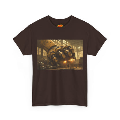Anime Factory w/Welder & Mech Robot Hand T-Shirt
