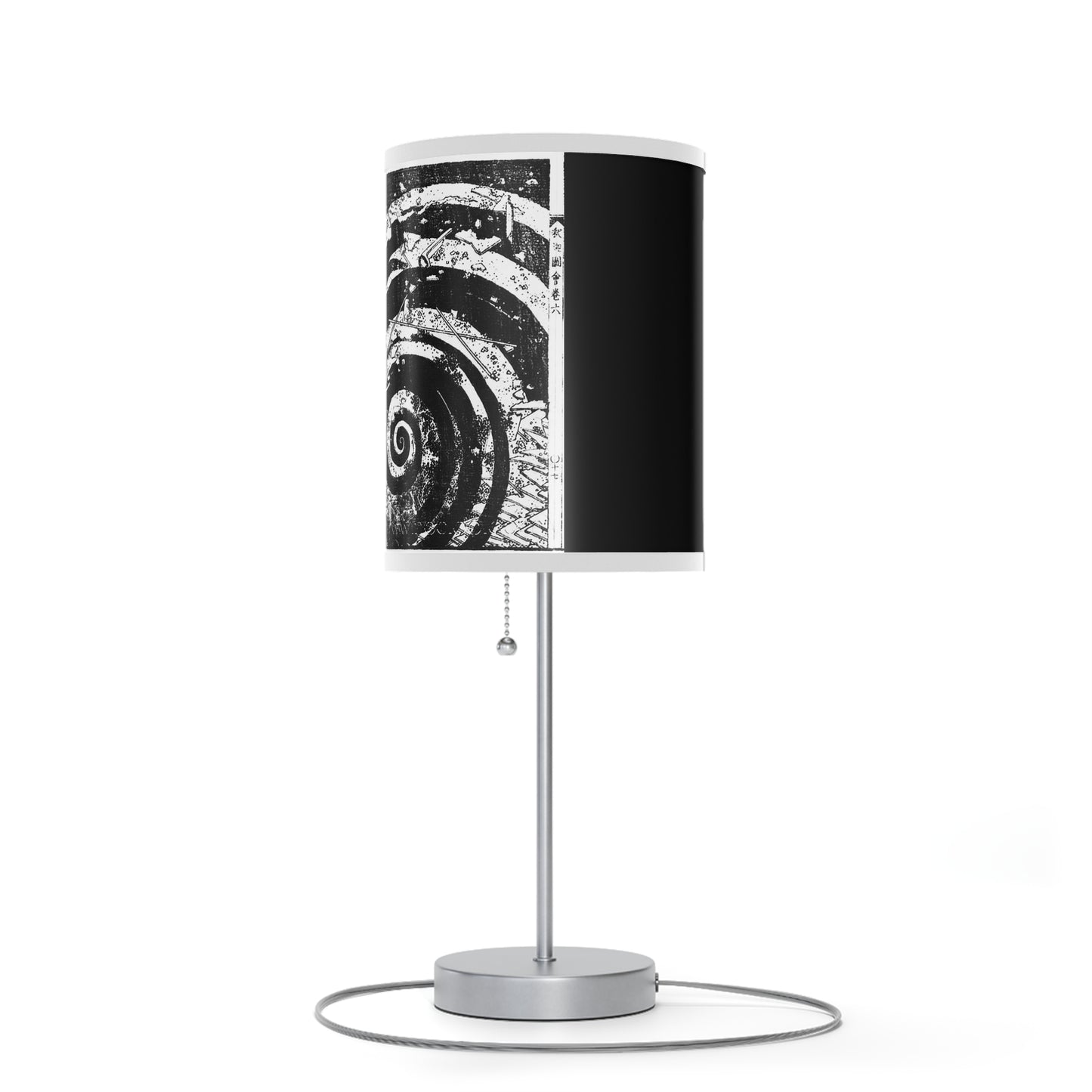 Destruction by Hokusai Japanese Woodcut Lamp