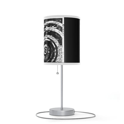 Destruction by Hokusai Japanese Woodcut Lamp