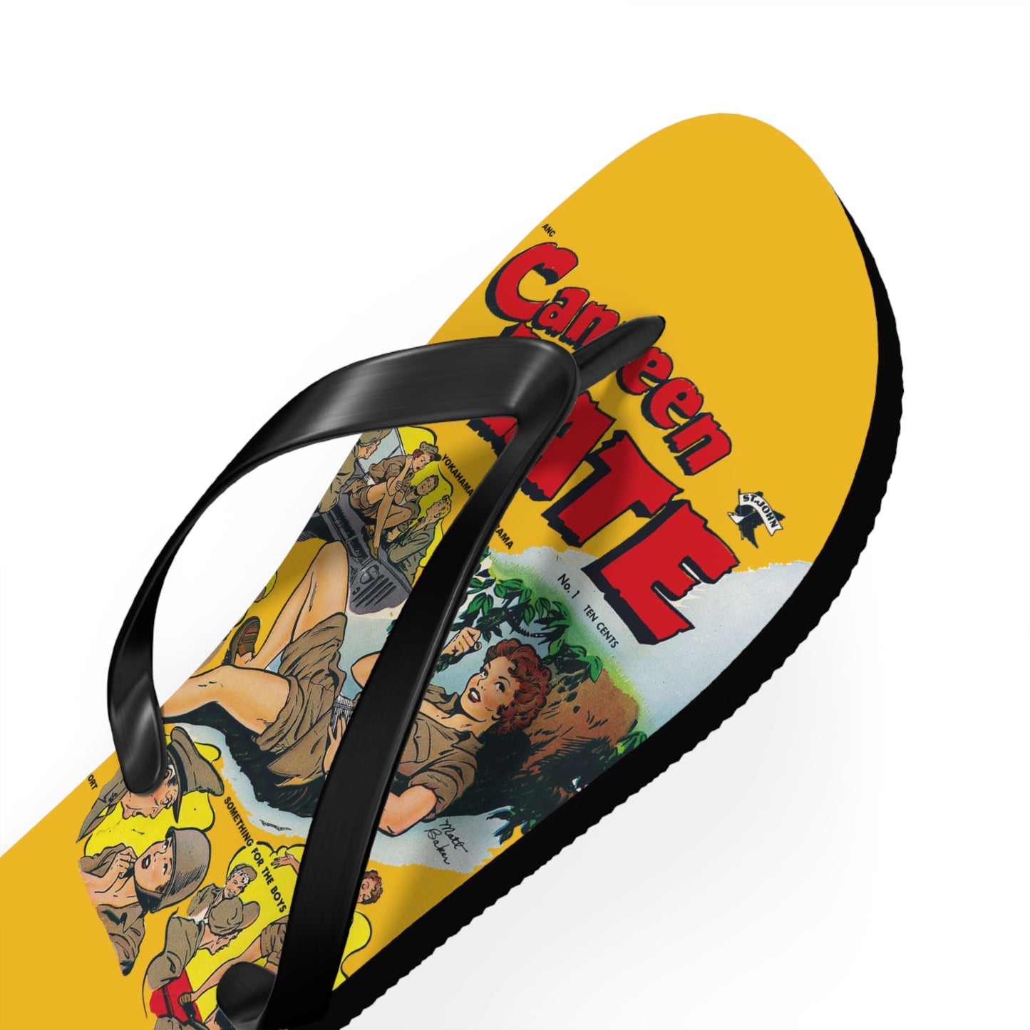 Canteen Kate #1 Flip Flops Yellow *Multiple Sizes Available*