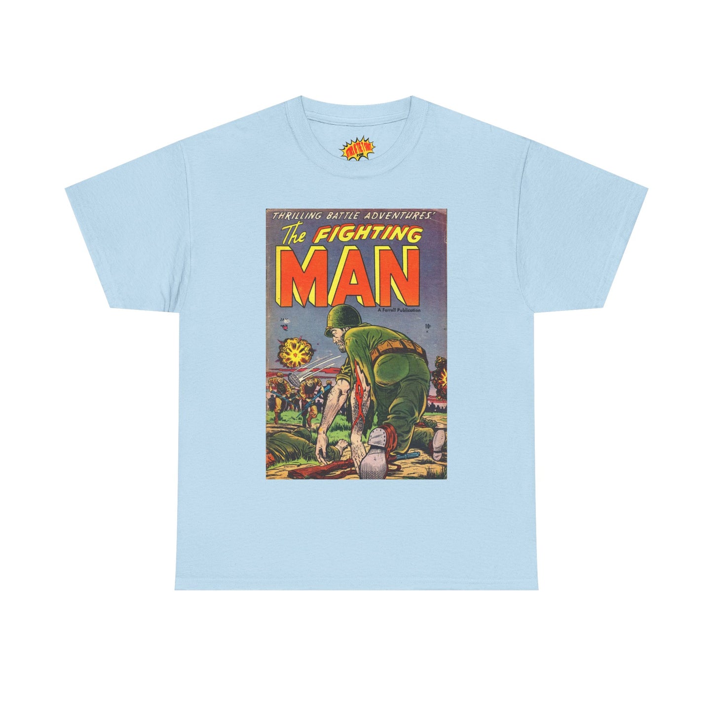 The Fighting Man January Comic Tee Shirt *Multiple Colors*