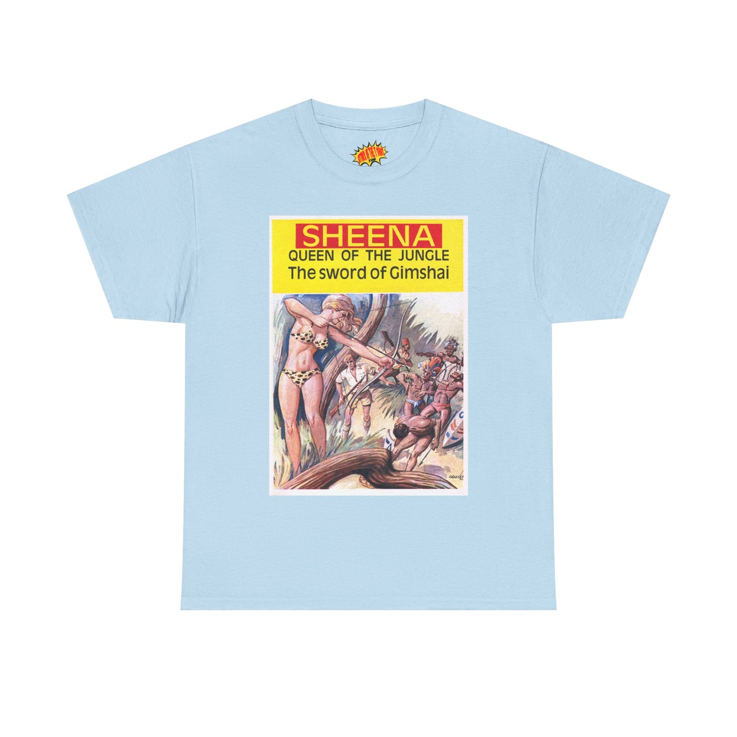 Sheena Queen of the Jungle Comic Tee Shirt *Multiple Colors*