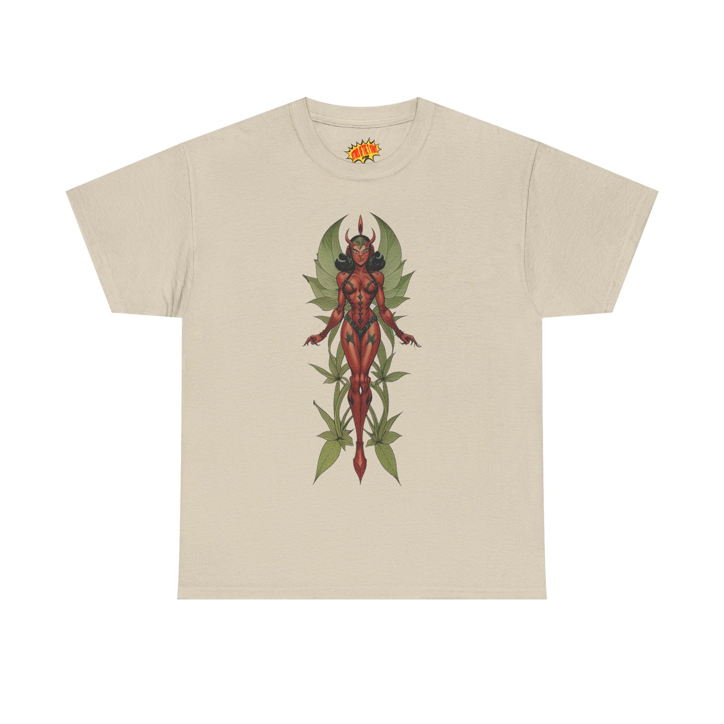 Flower Succubus Woman Fantasy Nature T-Shirt *Multiple Colors*