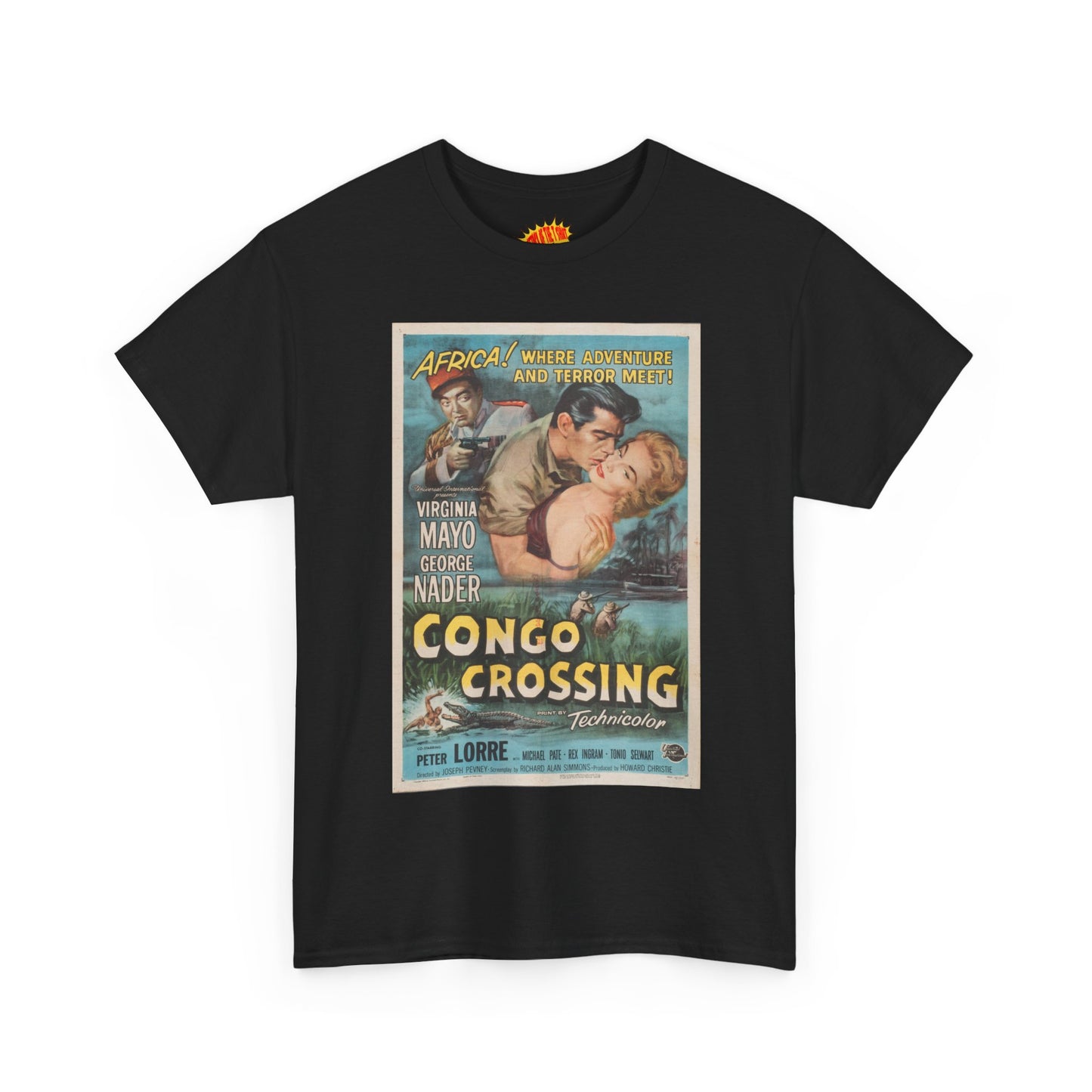 Congo Crossing Movie Poster T-Shirt *Multiple Colors*