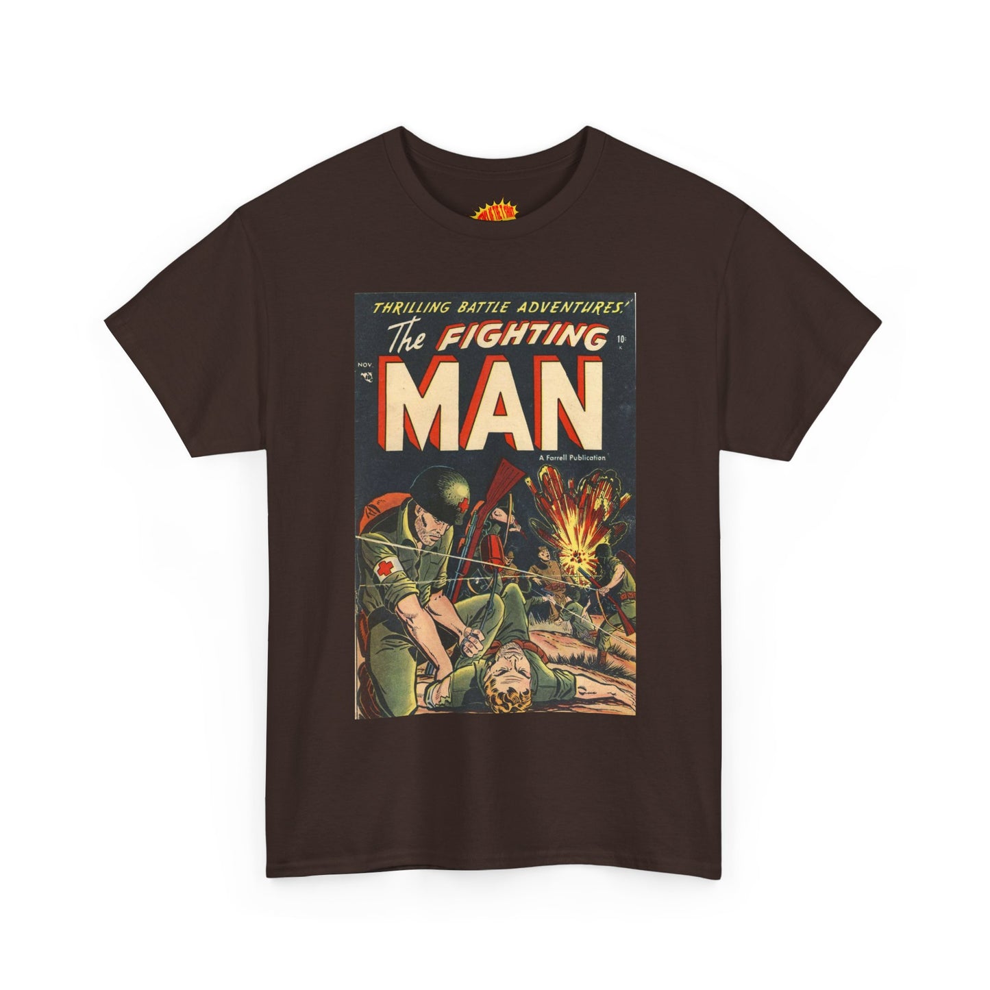 The Fighting Man November Comic Tee Shirt *Multiple Colors*