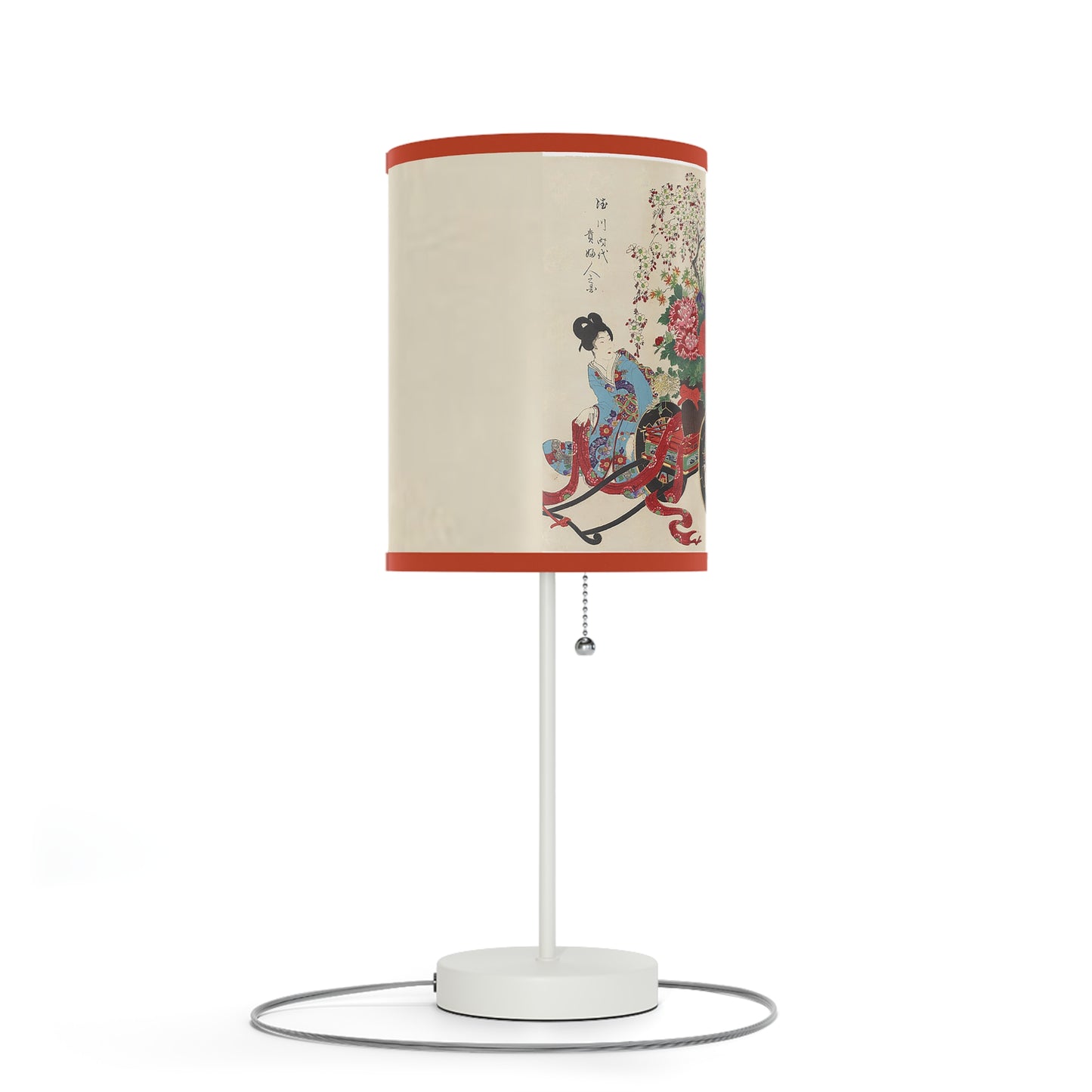 Flower Cart by Chikanobu Japanese Lamp Many Colors Available