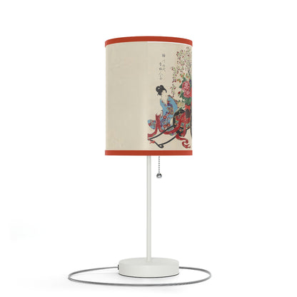 Flower Cart by Chikanobu Japanese Lamp Many Colors Available