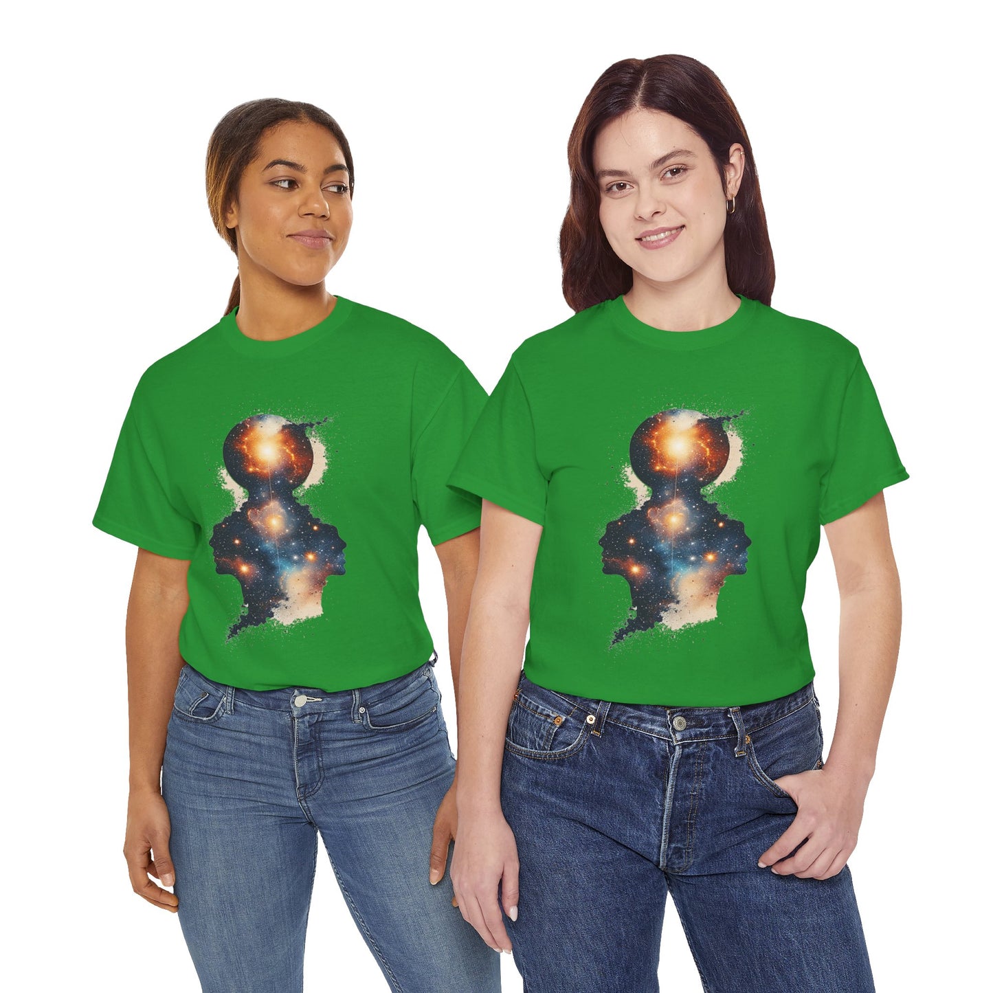 Multiple Galaxy Nebula Art Graphic Tee Shirt *Multiple Colors*
