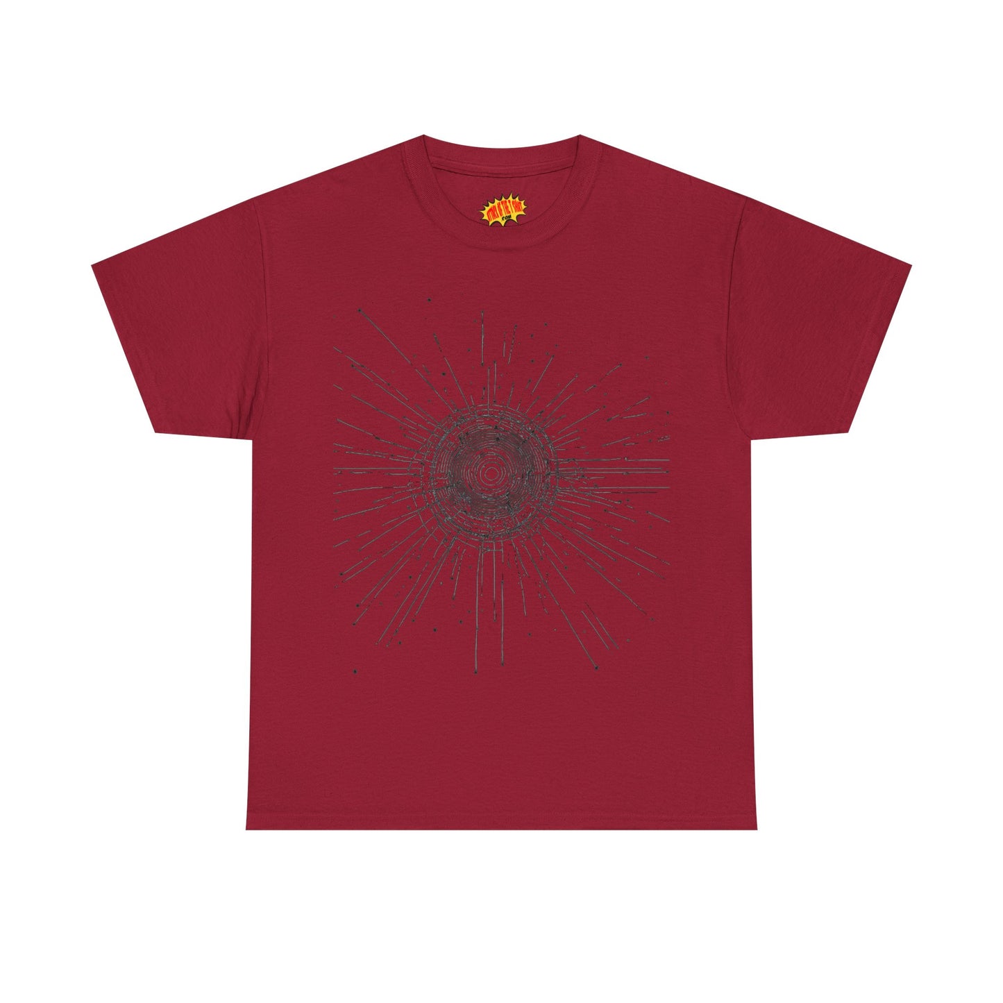 Circle Line Drawing Graphic Art Tee Shirt *Multiple Colors*