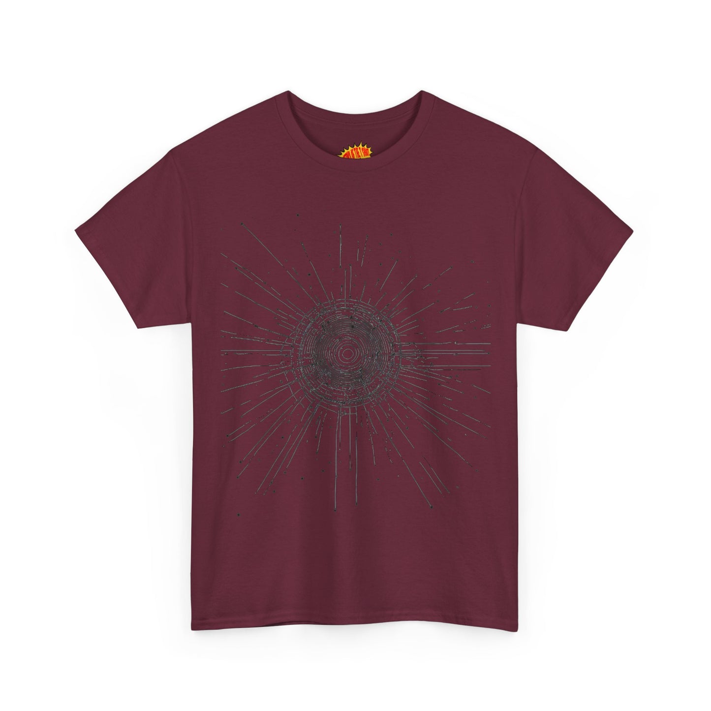 Circle Line Drawing Graphic Art Tee Shirt *Multiple Colors*