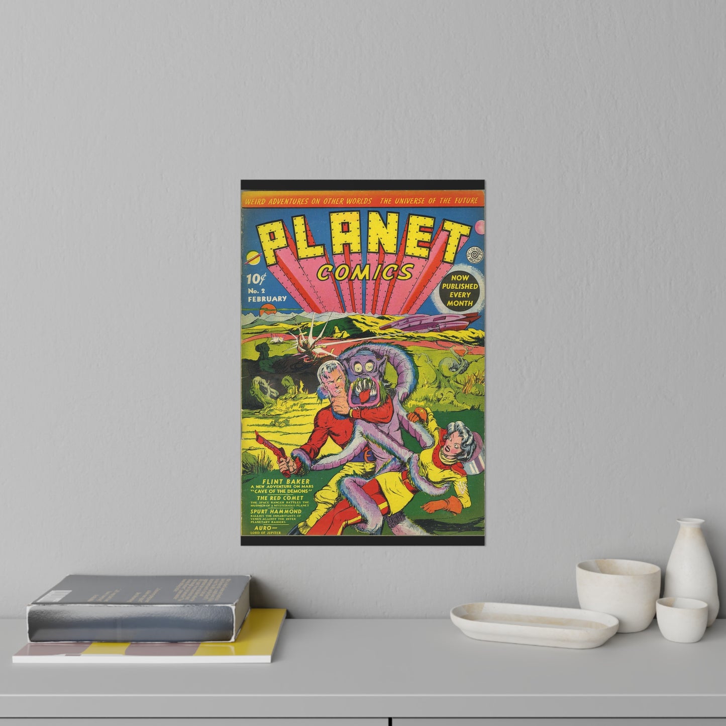 Planet Comics #2 Wall Decals *Multiple Sizes Available*