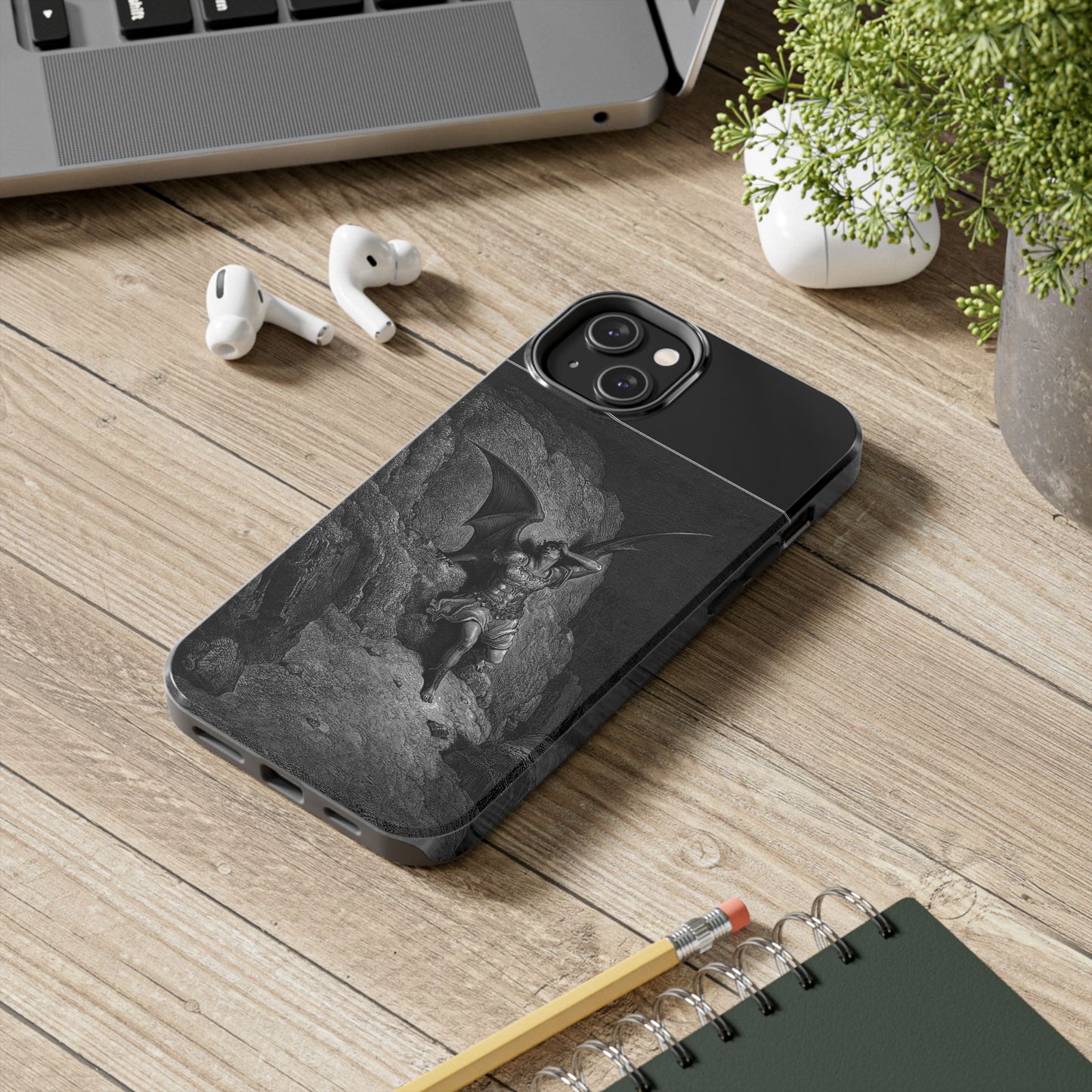 Lucifer by Gustave Dore iPhone Case *Many Sizes Available*