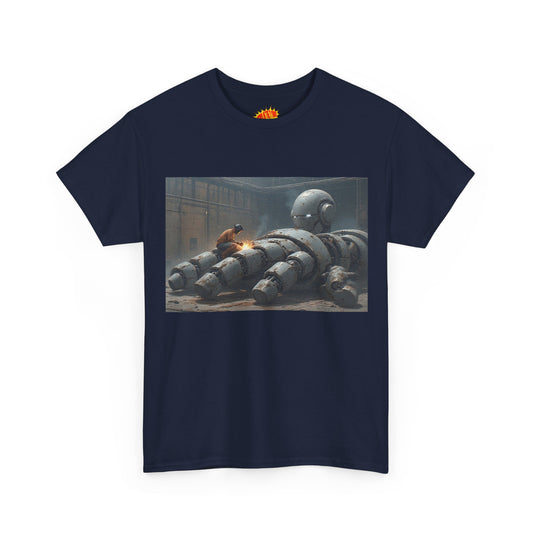 Anime Mech Shop Robot Repair Scene T-Shirt *Multiple Colors*