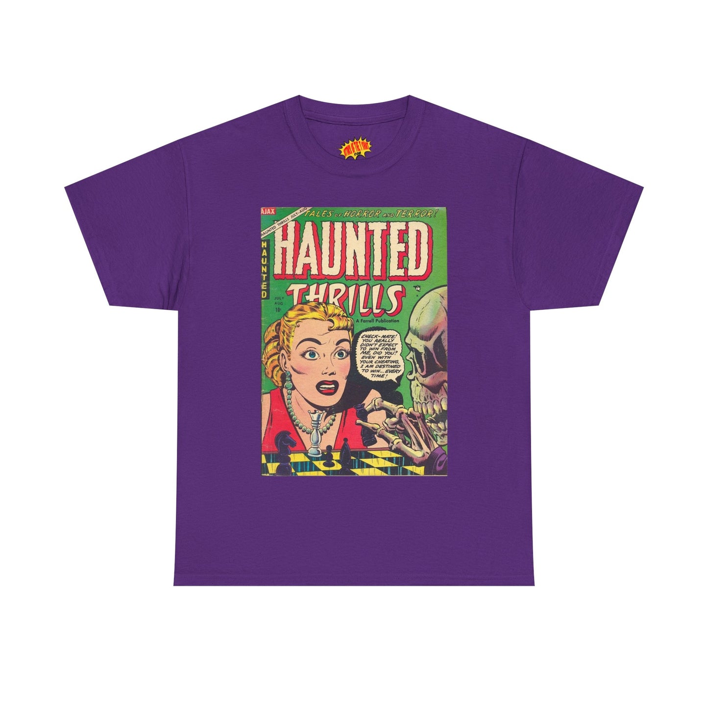 Haunted Thrills July - August Comic Tee Shirt *Multiple Colors*