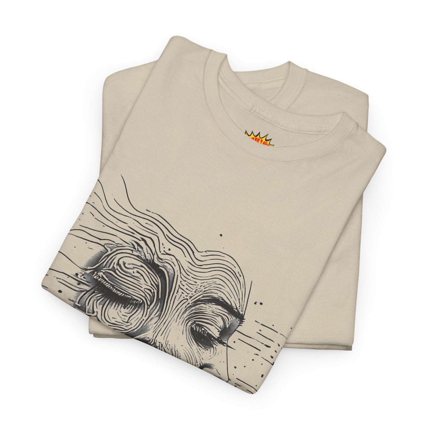 Line Drawing Graphic Art Faces Tee Shirt *Multiple Colors*