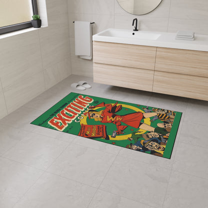 Exciting Comics #53 feat. Miss Masque Heavy Duty Floor Mat Many Sizes Available