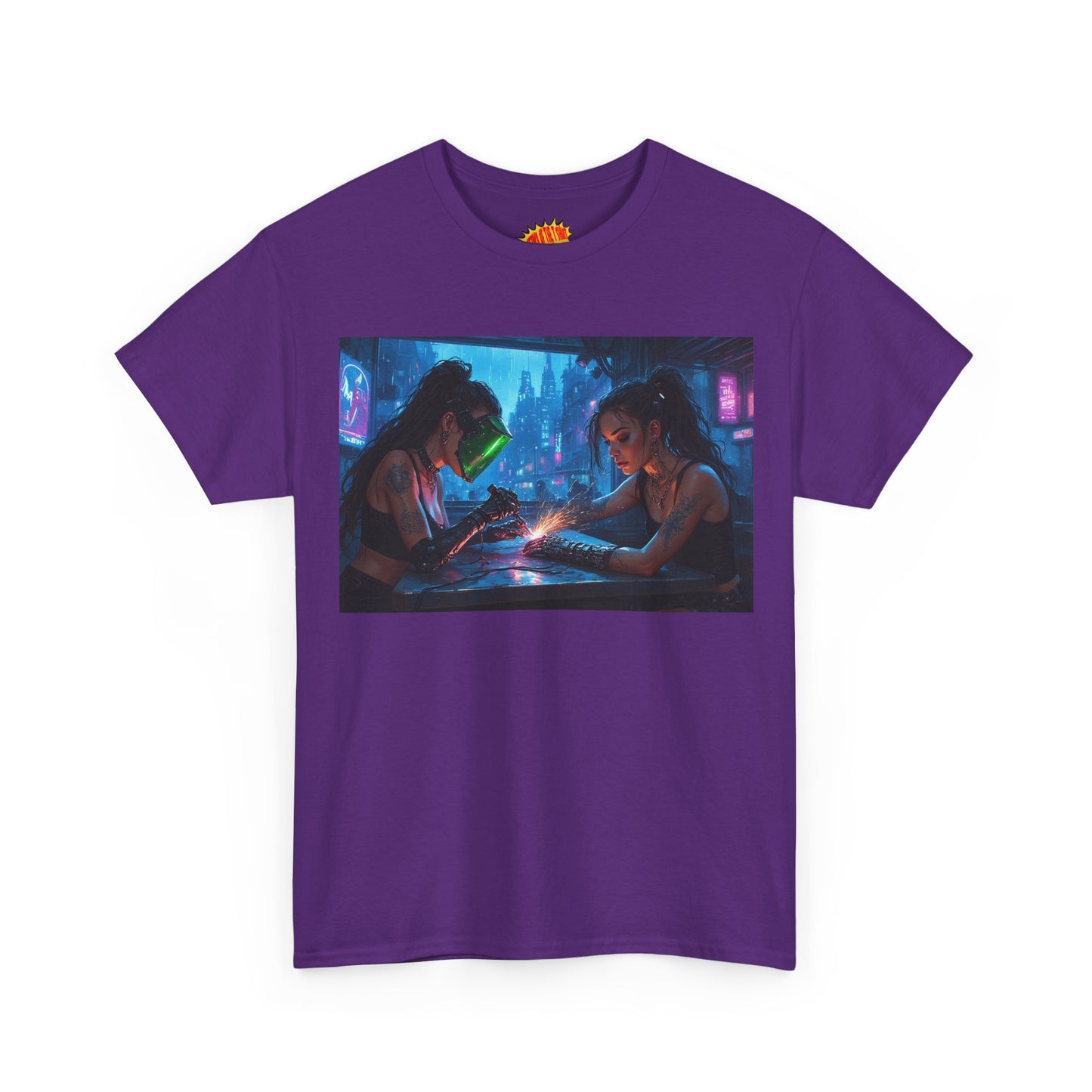 Cyberpunk Hand Repair Scene T-Shirt *Multiple Colors*