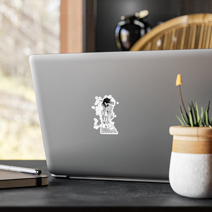 Spirit of the Komachi Cherry Tree Japanese Art Durable Vinyl Decal Sticker