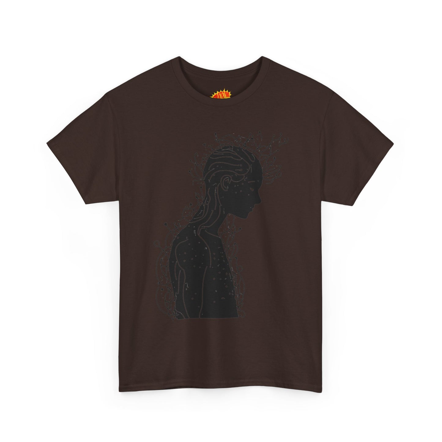 Human Silhouette Line Drawing Graphic Art Tee Shirt *Multiple Colors*