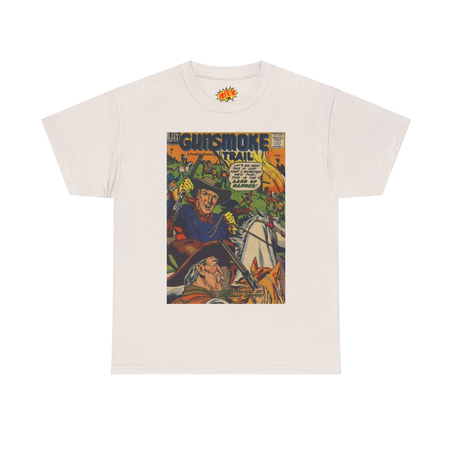 Gunsmoke Trail August Comic Tee Shirt *Multiple Colors*