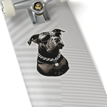 Dog with Sunglasses Stickers
