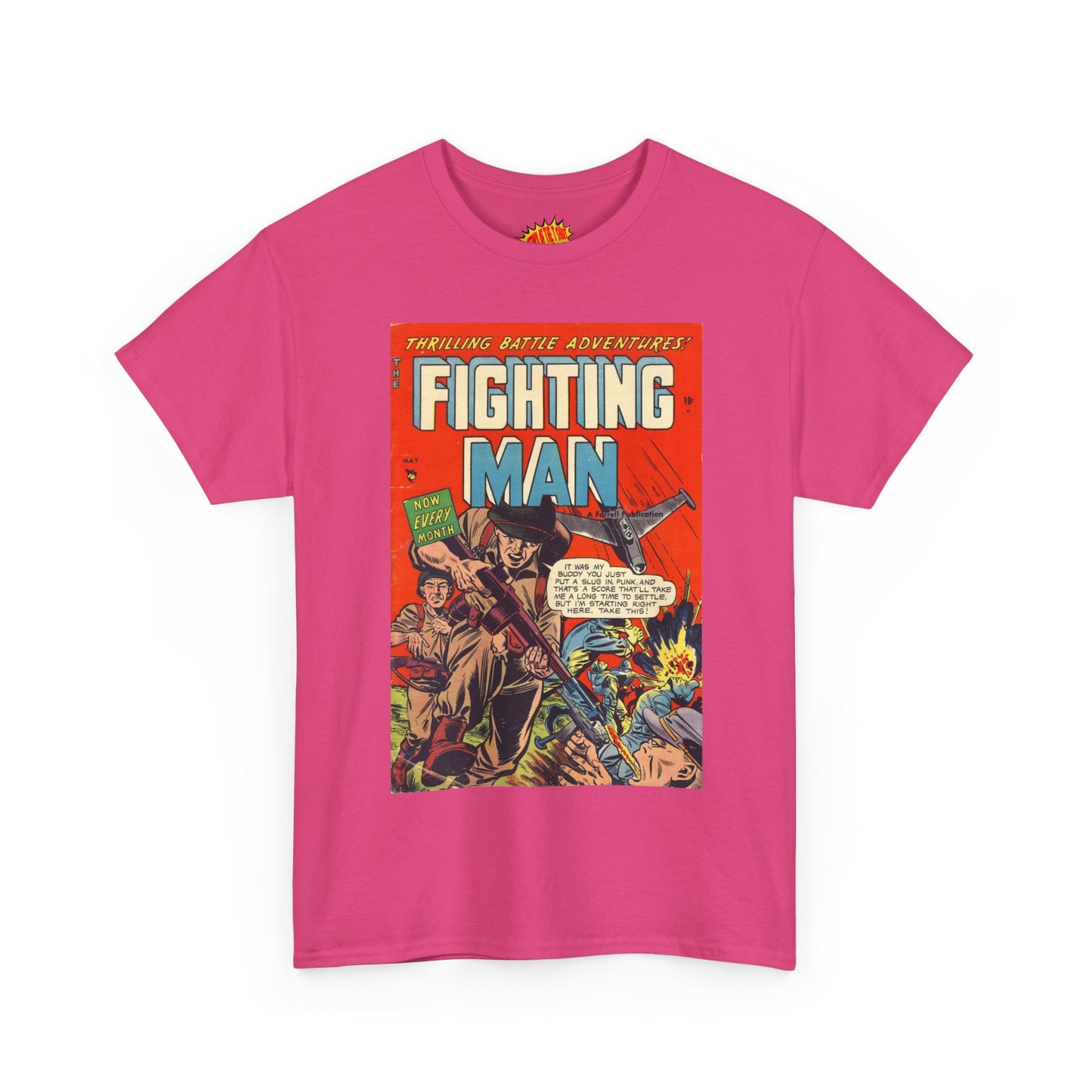 The Fighting Man May Comic Tee Shirt *Multiple Colors*